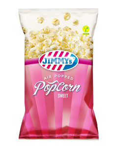 JIMMY's Popcorn zoet Family Bag 18x150g Air-popped