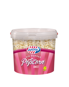 JIMMY's Popcorn zoet Bucket 12x220g Air-Popped