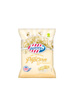 JIMMY's Popcorn Butter flavoured Salt Sharing Bag 12x80g Classic-Popped