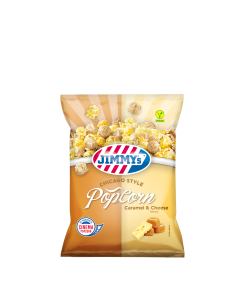JIMMY's Popcorn Chicago Style Sharing bag 12x110g Air-popped Caramel&Cheese