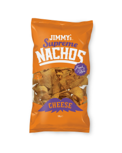 JIMMY's nachos Triangle Cheese 500g, best, popcorn, supreme, nachos, cheese, cheesy, fresh, love, crispy, natural, ingredients, orange, purple, food, friends, aperitivo 