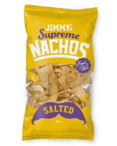 JIMMY's Nachos Triangle Salted 500g, supreme, incredible, crunchy, fresh, made, with love, cinema original, best, ingredients natural 