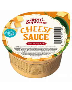 JIMMY's Supreme Cheese Sauce, ready to eat, perfect, delicious, dip, nachos, good, fresh, made with love