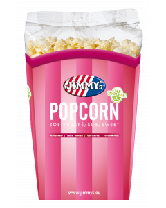 JIMMY's Popcorn zoet Retail tub 6x140g Air-Popped