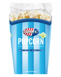 JIMMY's Popcorn zout Retail tub 6x90g Air-Popped