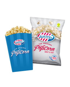 JIMMY's Popcorn thuis pakket zoet & zout