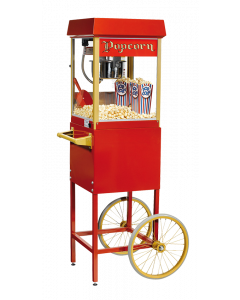 Gold medal europopper 8OZ, machine, popcorn, stylish, pretty, red, cinema, leisure, ancient, traditional 