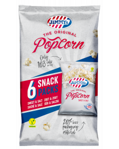 JIMMY's Popcorn zoet&zout Multipack 8x 6x22g Classic-Popped