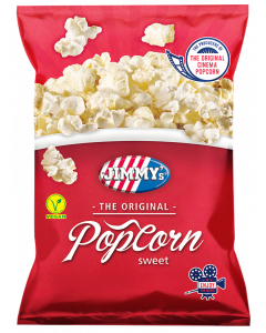JIMMY's Popcorn zoet Sharing bag 12x100g Classic-Popped